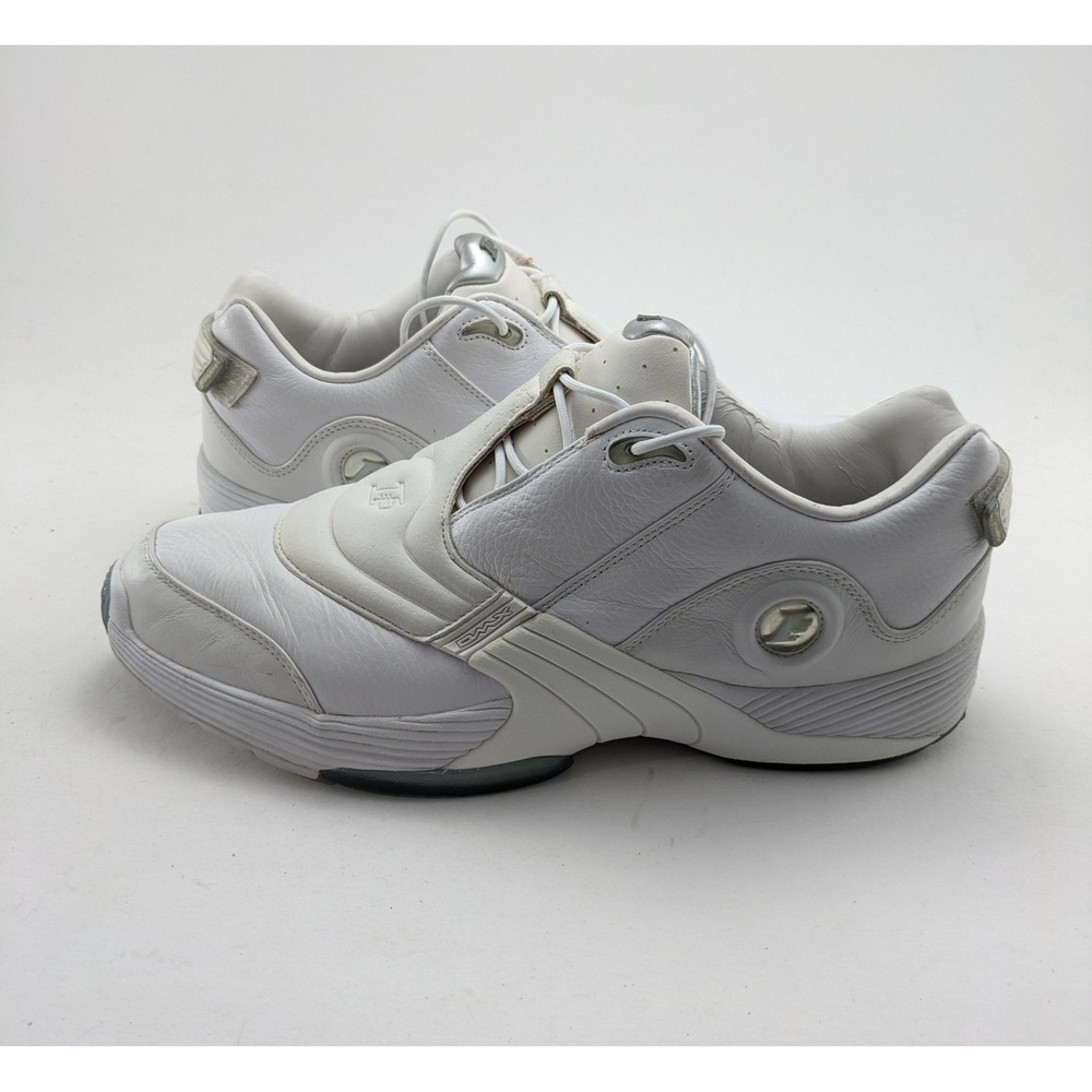 Vintage Mens Reebok Iverson Answer 5 V Low White 2001 Basketball Shoes Size 14